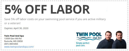 Pool Service Discount for Active Military & Veterans